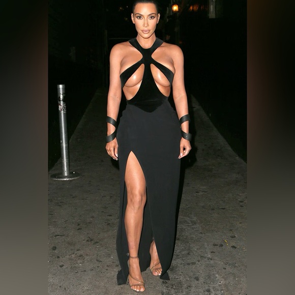 Black Cutout Dress - Picture 9 of 9